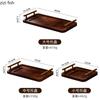 Rectangular Wooden Pallet Dual Ear Storage Tray Tea Trays Fruit Plate Pastry Plate Display Tray Bread Plates Dessert Plates Dish
