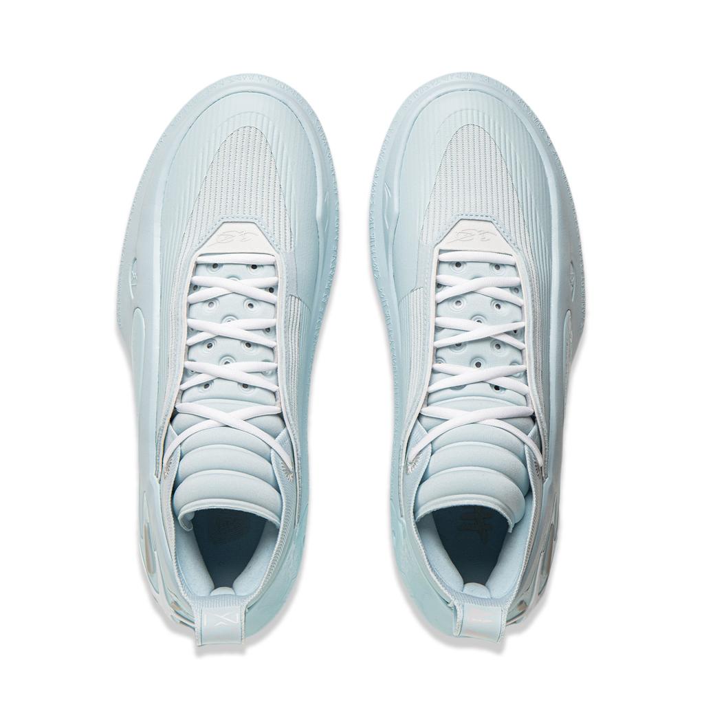 Li Ning WOW11 Баскетбольные кроссовки Мужские Средние Легкий небесно-голубой ABAU049-27
