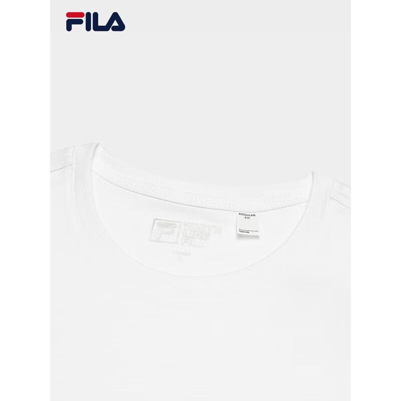 FILA Men's Autumn Casual Knitted Short Sleeve T-shirt