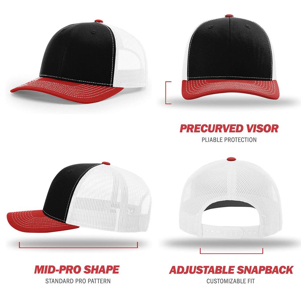 Manufacturer Golf Gorras Mesh 6 Panel Trukers Cap Embroidery richardson 112 Custom Trucker Hats