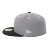NEW ERA Cap 59FIFTY 70994772 N836FF309 LA Gray Black Two Tone Side Patch MLB Onspotz Exclusive 7 Side Patch 2Tone Under Visor MLB Los Angeles 3/8