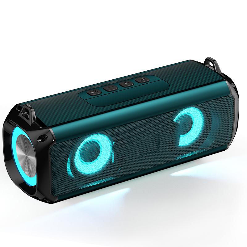 Rockmia RGB Speaker EBS-045 Choice Portable Wireless Music Player & Soulder Straps LED Bluetooth 5.0 TF USB-C Aux