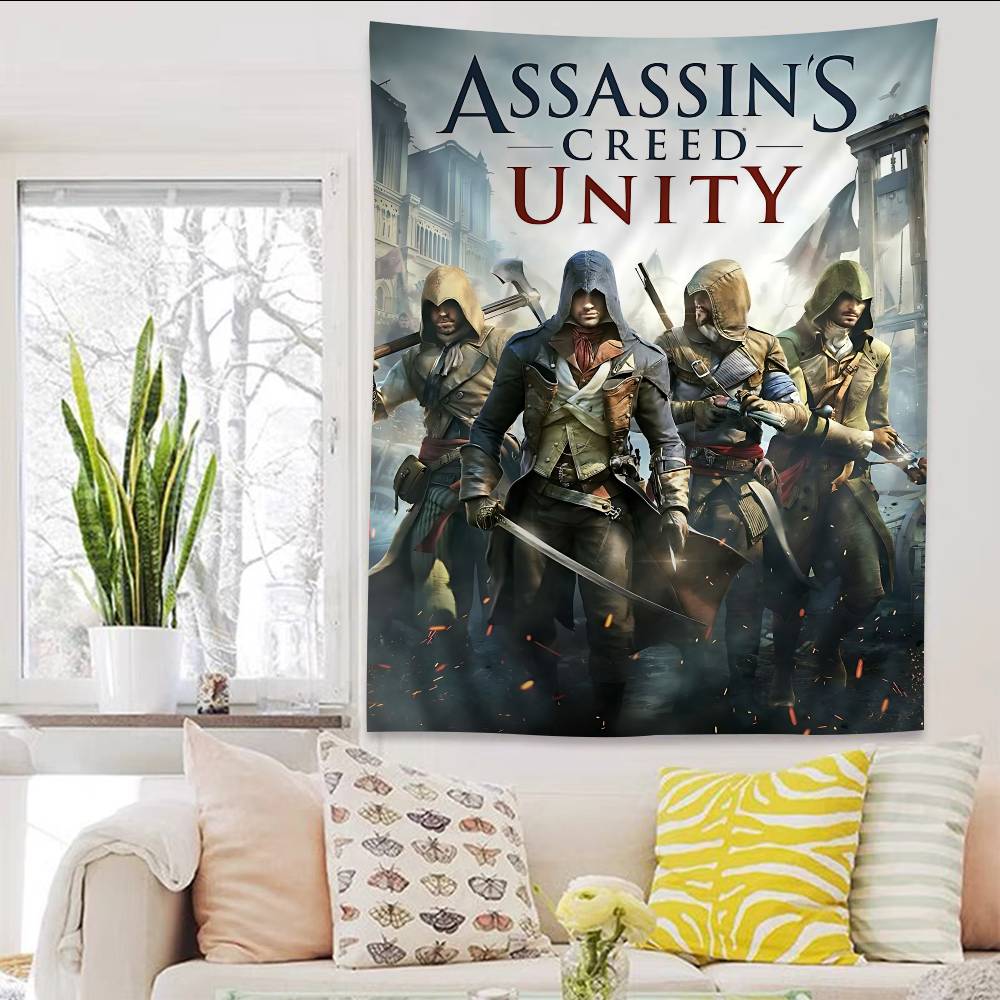 Игровой Классический AAssassins Крутой CCreed Аниме Гобелен Подвесной Таро Хиппи Настенные Ковры Общежитие Домашний Декор