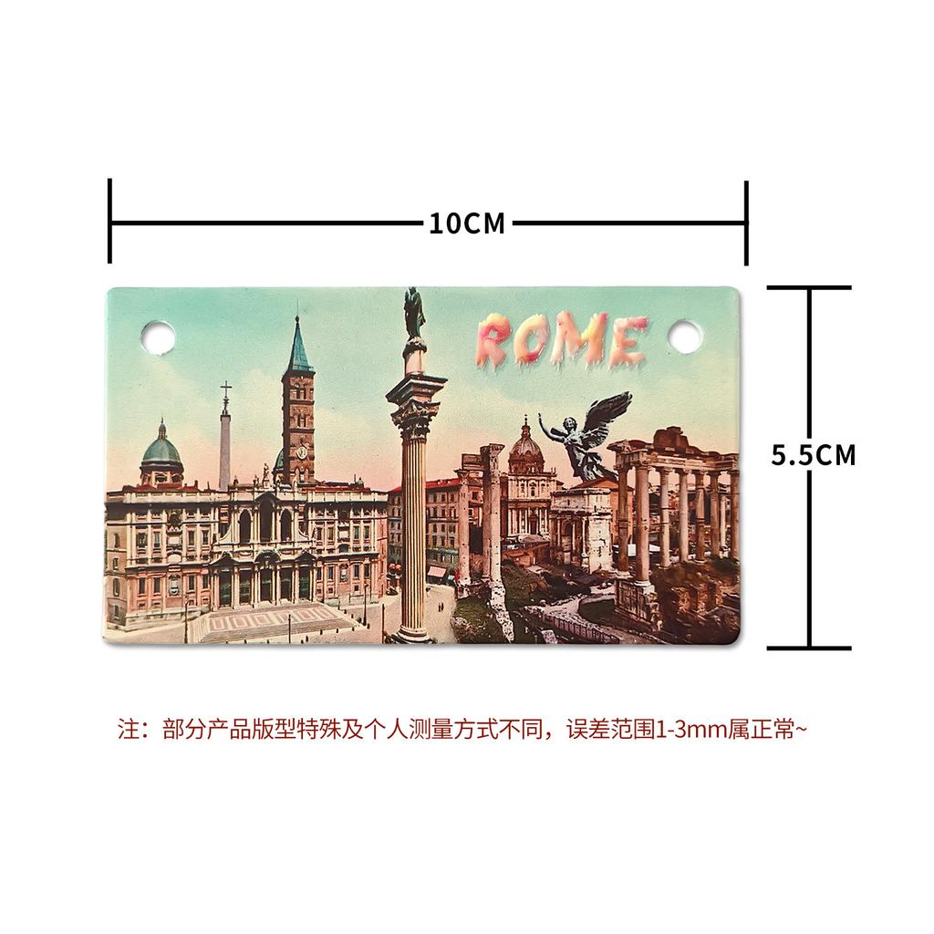 World Travel Souvenir Fridge Magnets, Metal Craft Refrigerator Magnet, Home Decor, Trip Collectible
