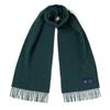ABRAHAM MOON Merino Wool Muffler 25cm - Teal