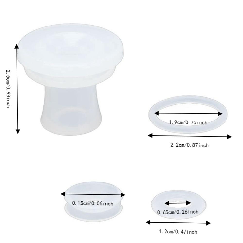 20SETS Rubber Material Sealing Rings Silicone Material Replacement Gaskets Kitchen Cooking