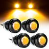 4 шт., универсальное освещение передней решетки 12 В, янтарный мощный светодиод Eagle Eye DRL, автомобильная противотуманная лампа, задний резервный парковочный боковой сигнальный фонарь