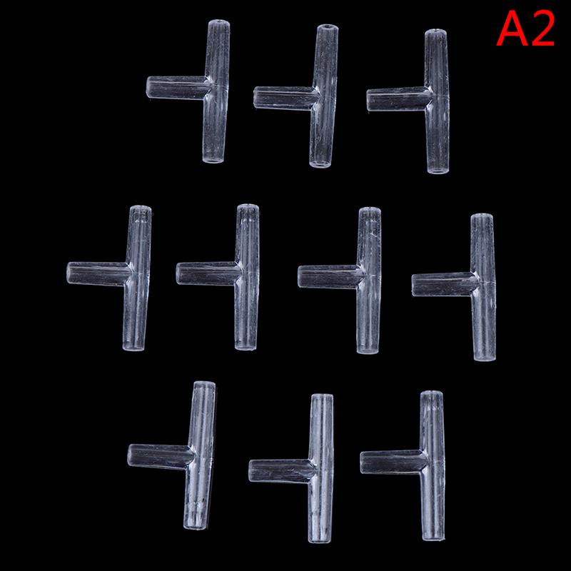 10 шт. 2-х/3-х ходовой прозрачный разъем для аквариумной трубки, воздушные клапаны, фитинги для аквариума