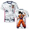 Новая Bandai Японское аниме Dragon Ball Сон Гоку X Сборная Японии Футбольная майка Мужская Спортивная