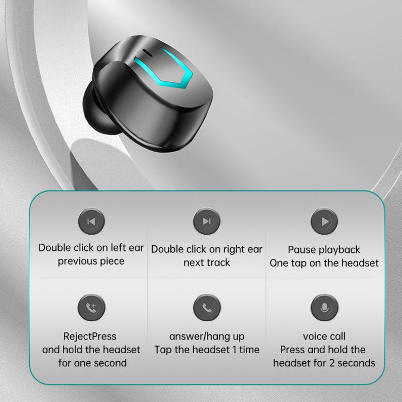 Новый продукт с беспроводным движением Bluetooth в наушниках TWS Bluetooth