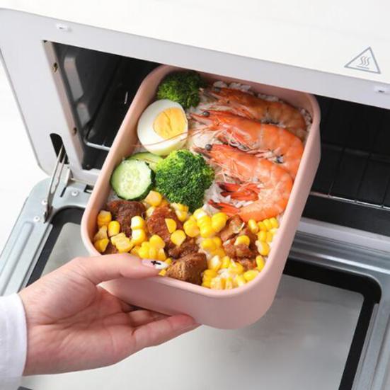 3 шт. 300/700/1300 мл ланч-бокс с крышкой, хорошо герметизируется, пригоден для использования в микроволновой печи, пикника, похода, портативный контейнер для еды для ежедневного использования