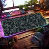 Камуфляжный Коврик для Мыши RGB Игровой Коврик для Мыши Настольный Коврик HD Игровой Большой Светодиодная Подсветка XXL Коврики для Мыши