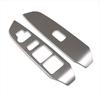 RUIQ Interior Door Window Button Switch Panel Cover Garnish for Suzuki New Solio MA37S/MA27S (Satin Silver)