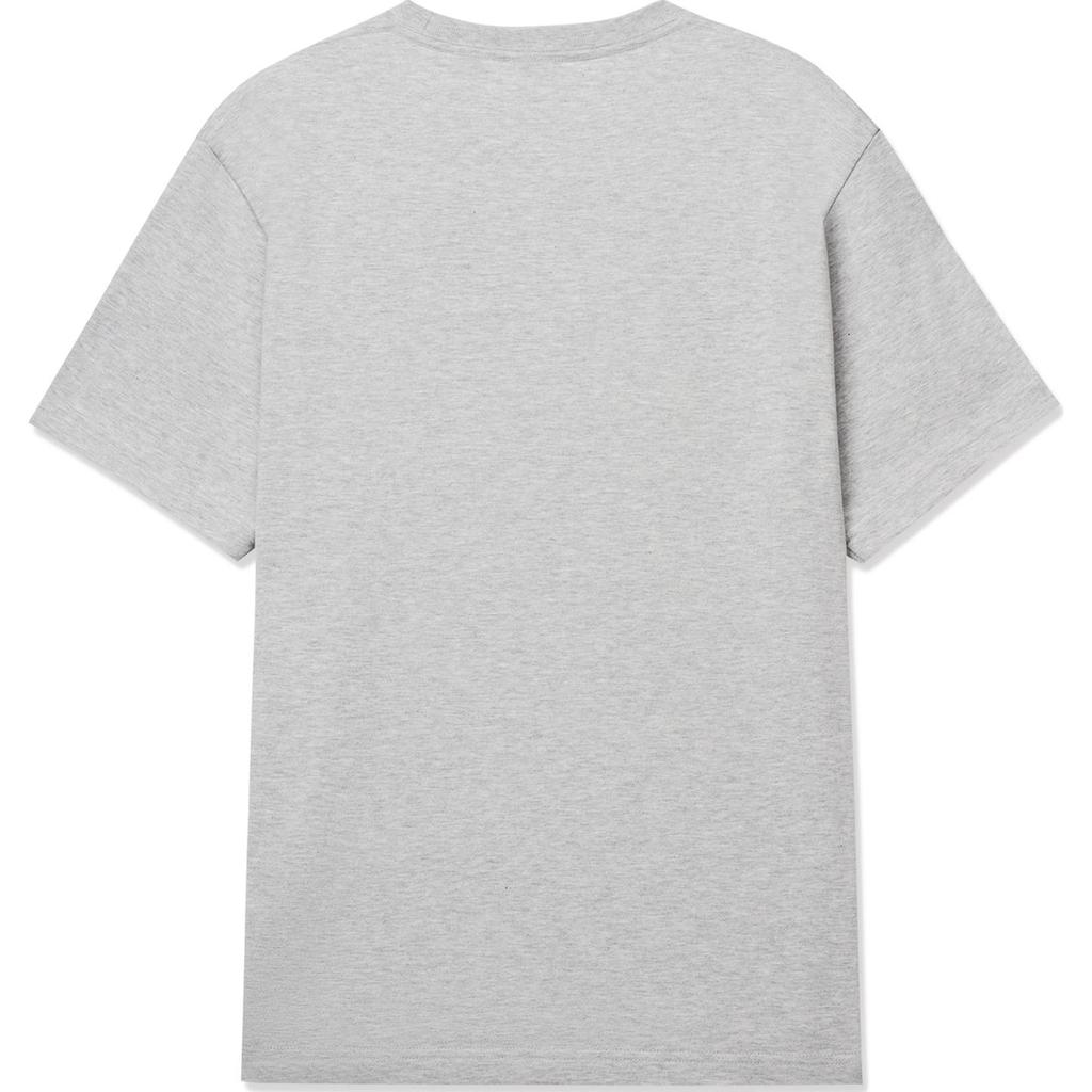 Мужская футболка Levis свободного кроя с круглым вырезом и короткими рукавами, с принтом в виде букв и символов, серая 001AQ-0001