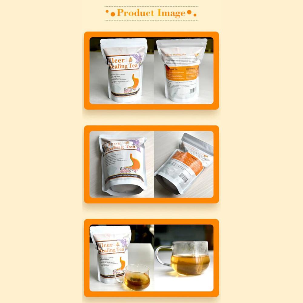 Natural Ulcer Healing Tea Gastric Stomach Pain Bloating Relief Promote Digestion