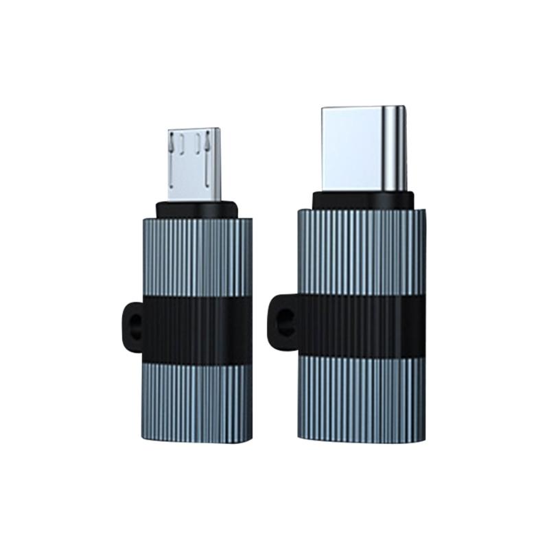 Короткие адаптеры USB C к USB Адаптеры USB Type C (мама) к MicroUSB (папа) Разъемы Адаптеры для зарядки для телефонов, ноутбуков