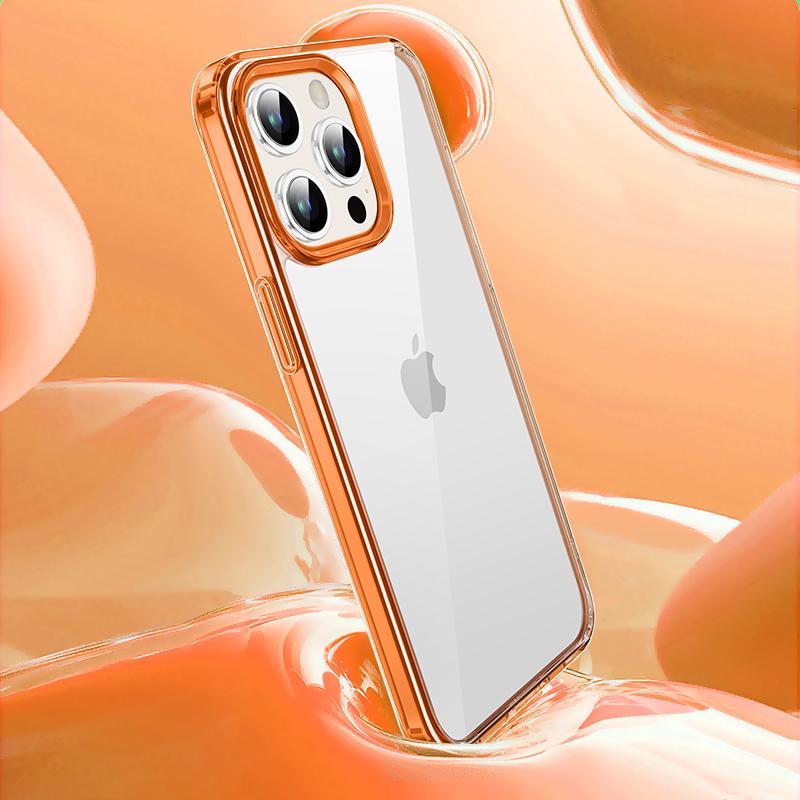 Новинка 2023 года для iPhone 12 13 14 15 Pro Max, прозрачный чехол с рассеиванием тепла и подушкой безопасности против падения для iPhone 15, чехол Funda