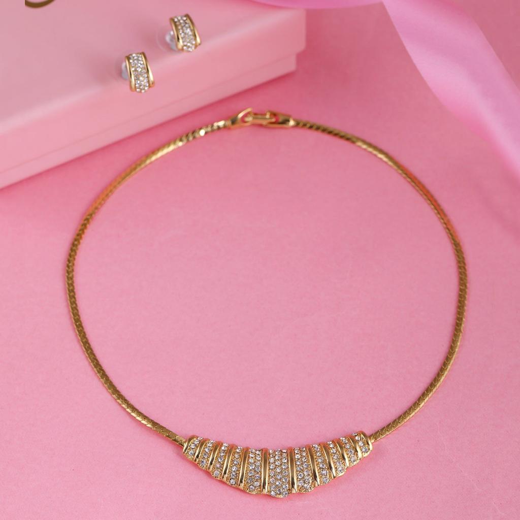 Комплект колье Estele Contemporary AD с бриллиантами