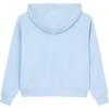 Anta Однотонная толстовка с капюшоном и застежкой-молнией, с длинным рукавом, женские топы, светло-голубой 962437705-3