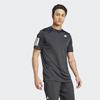 Adidas Футболка унисекс Club Tennis 3 Stripe Tee Climacool Functional Tee Black