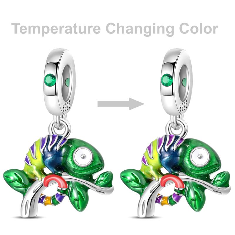 925 Silver Green Series Tree Cactus Avocado Pendant DIY Charm Beads Fit Bangle Charms Bracelet Women Jewelry