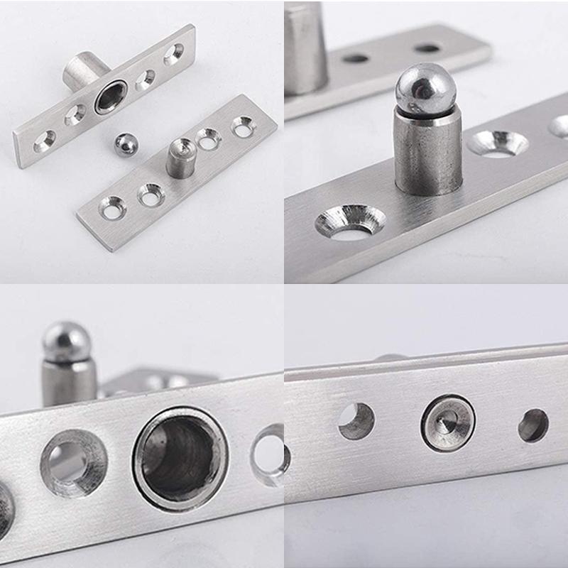 1/4 шт. Шарнир поворотный из нержавеющей стали 360 градусов вращающиеся шарниры скрытый вал вверх-вниз мебельный сверхпрочный осевой шарнир