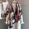 Women Soft Warm Winter Scarves Cashmere Shawl Thick Long Tassel Shawl Warm Scarf Print Design Women Man Scarf Poncho Stoles