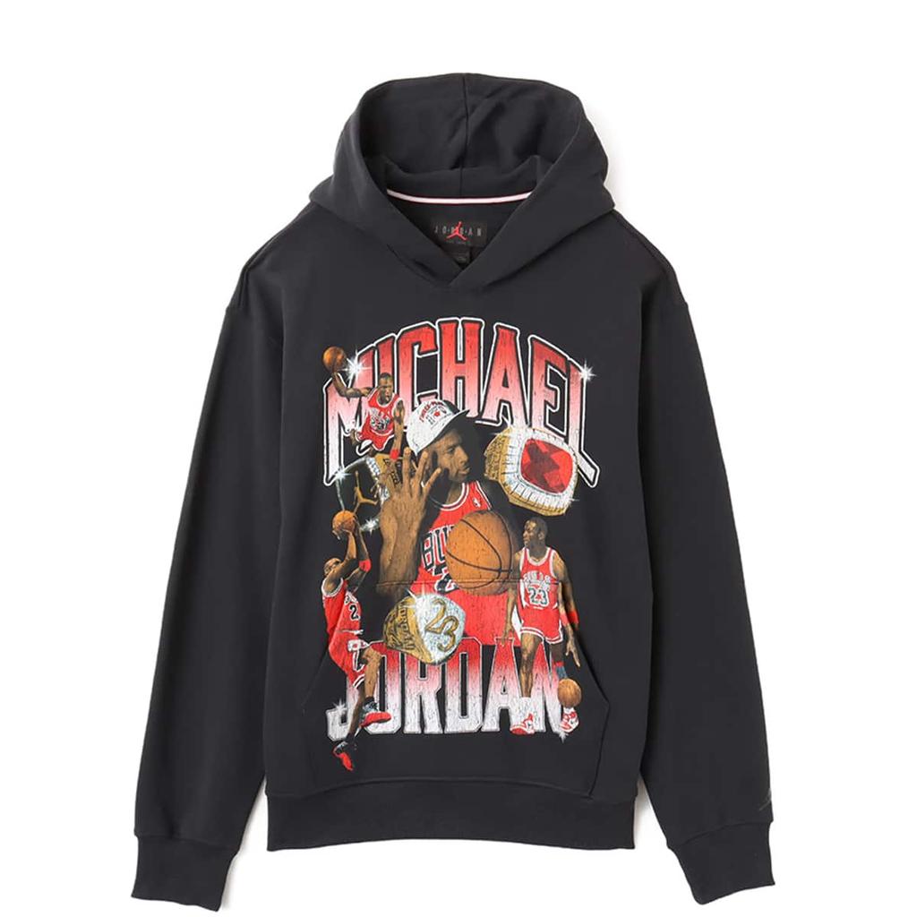 Худи с графическим принтом Air Jordan Flight Fleece Off Nior Мужские Топы Черный HJ4396-045