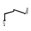 Microphone Boom Arm Low Profile Adjustable Stick Microphone Arm Stand with Desk Mount Clamp Screw