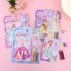 New Princess Makeup Set for Children DIY Handpainted Graffiti Watercolor Painting Creative Girl