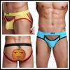Sexy Underwear Men Briefs Thongs Men's Underwear Open Butt Sexy Underpants Men's Briefs Thong Interior Hombre Panties