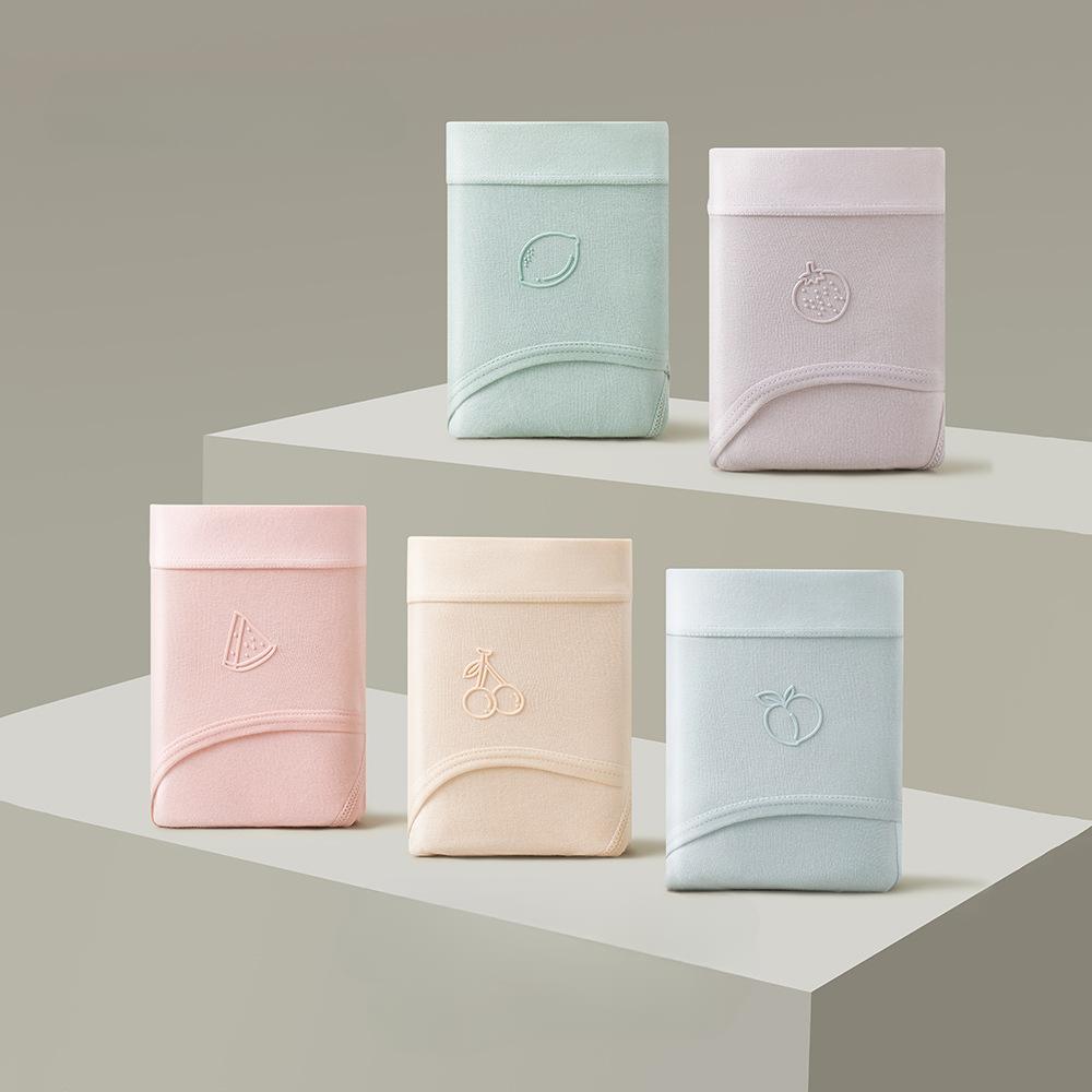 Four Seasons Universal Underwear, Pure Cotton Girls, Seamless, Comfortable and Breathable Mid-waist 5A Antibacterial Crotch Women's Briefs