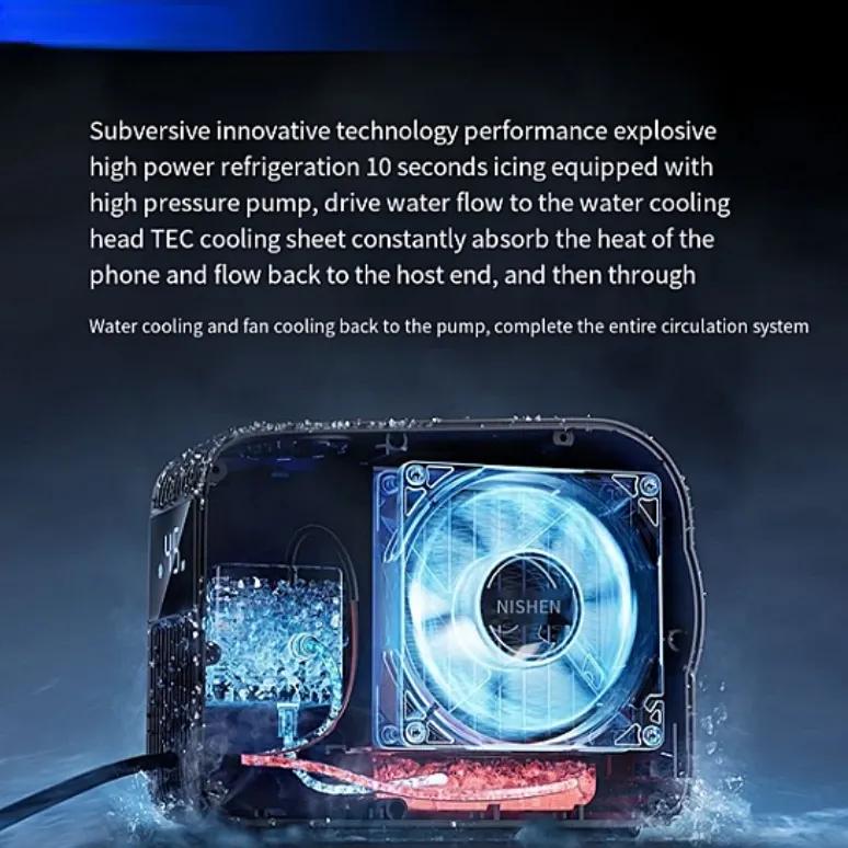 NISHEN water cooling phone mobile phone water radiator Semiconductor cellphone NISHENG water cooler Heat sink Ice Pad for Gaming