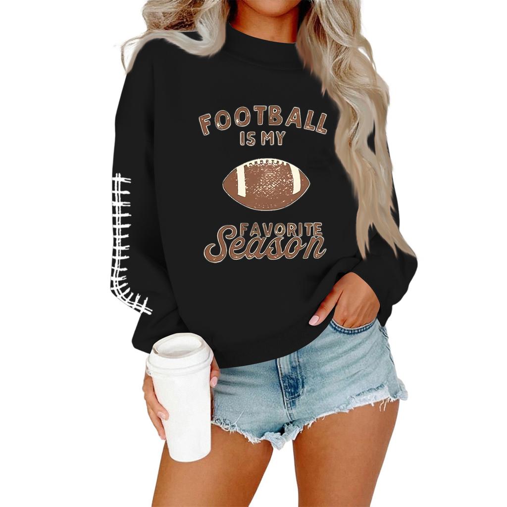 Женский повседневный модный свитшот с круглым вырезом и длинными рукавами с принтом на Хэллоуин