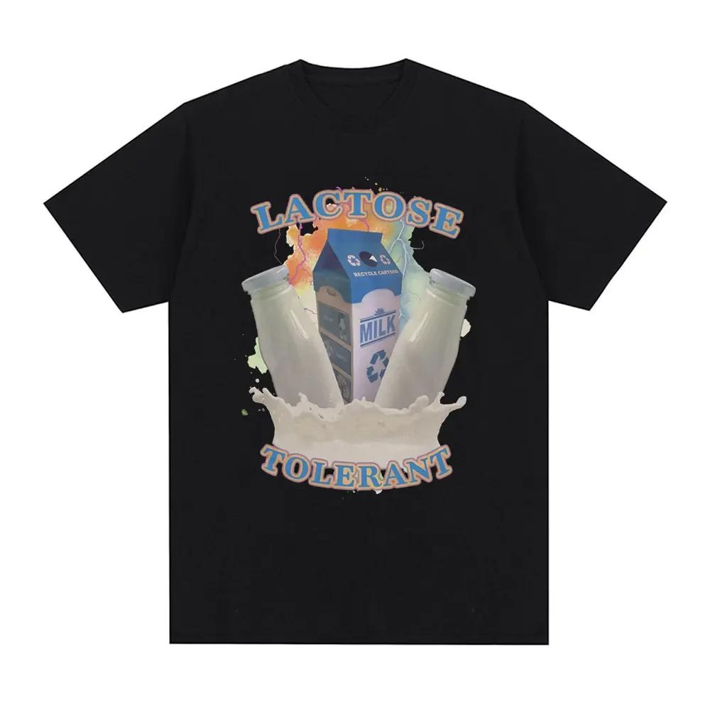 Женская футболка с принтом в ретро-стиле, устойчивая к лактозе, с коротким рукавом, повседневная, удобная, большого размера