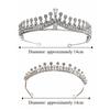 Hair Jewelry Wedding Hair Jewelry Zircon Princess Tiara Diadem Rhinestone Headband  Girls