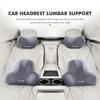 Car Stickers For Alfa Romeo Car Driver Seat Headrest Lumbar Support Pad Neck Pillow Interior Accessories For Alfa Romeo Giulia 1