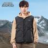 SNOWFLYING Men's Lightweight V-Neck Duck Down Vest