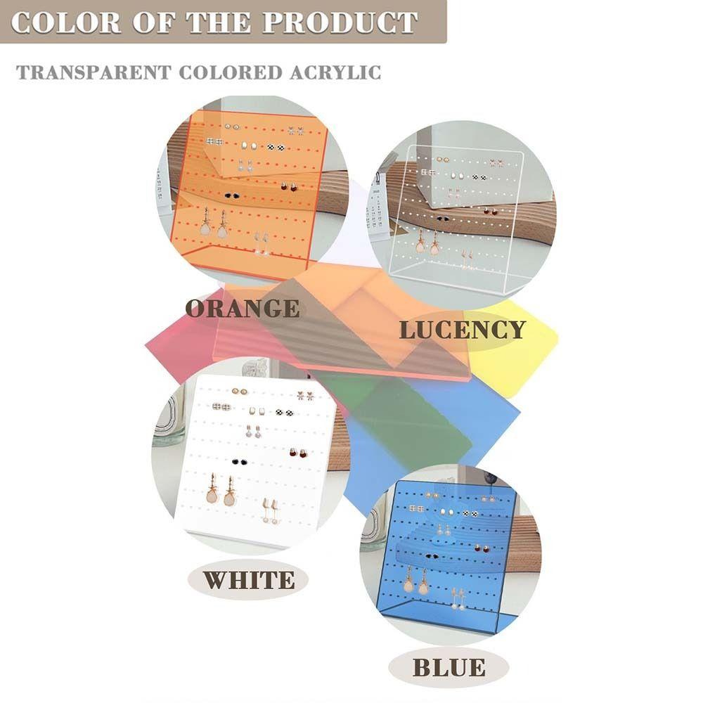 Демонстрационная стойка для ювелирных изделий из акрила, стойка для сережек, держатель для сережек, вешалка для сережек для женщин
