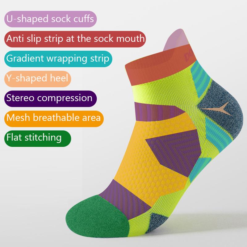 Профессиональные носки для марафона для бега для мужчин и женщин, спортивные, фитнес-носки, утолщенные, мягкие, короткие, с низким вырезом, лодочки, носки Professiona