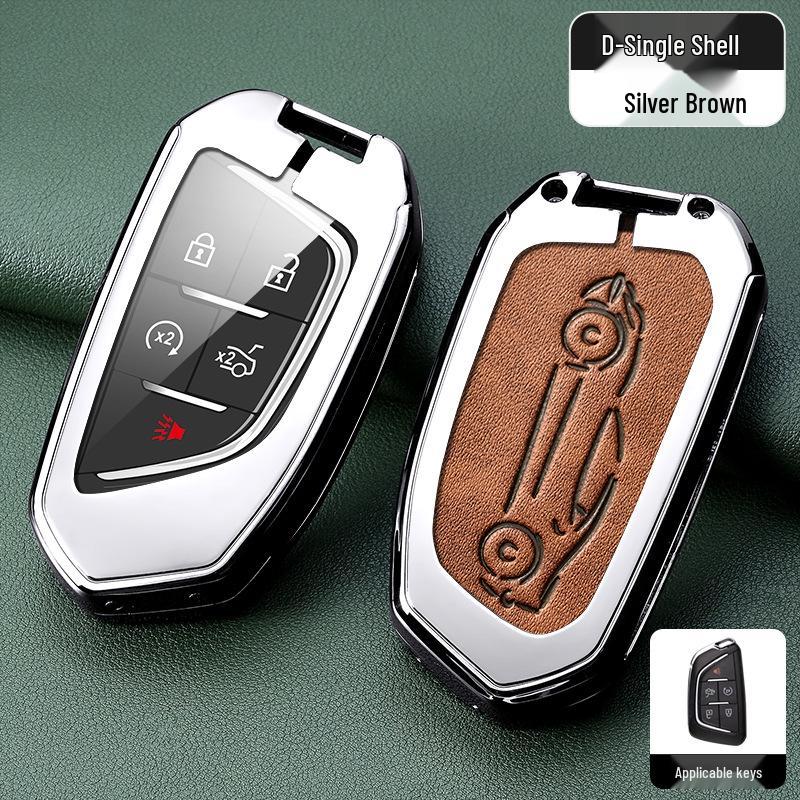 Премиальный металлический чехол для ключа Cadillac XT5, CT5, XT4, XT6, CT6, XTS, ATSL, CT4