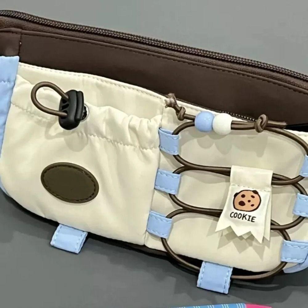 Cute Cookie Pen Bag Large Capacity Pencil Pouch High-Quality Pencil Case Student