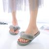 Slides Women 2024 Winter Female Flip Flop Fashion Plus Size Soft Furry Slippers Women Non Slip Indoor Floor Slides Zapatos Mujer