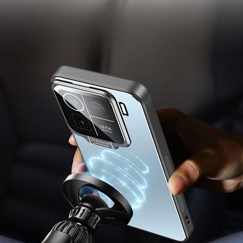 Для Xiaomi 15 Pro 14T чехол металлический объектив камеры невидимый держатель чехол для Mi15 14 T 13T Pro 14Pro 14 Civi ультра ударопрочный матовый чехол с подставкой