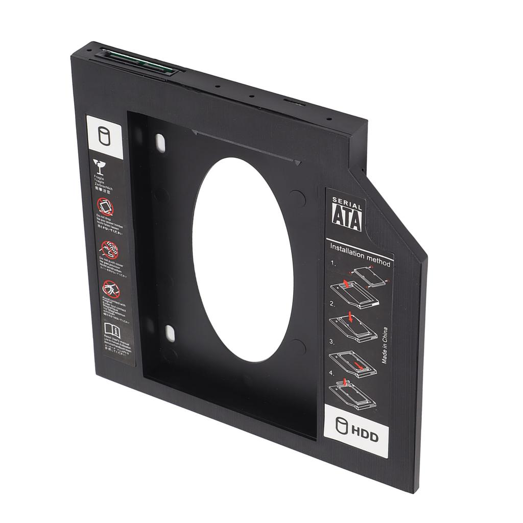 Отсек для HDD Caddy General 12,7 мм 2,5 дюйма SATA к SATA 2-й HDD SSD Лоток для жесткого диска Крышка для ноутбука CD DVD