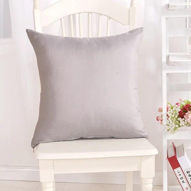 Candy Colored Pillowcase Solid Color Throw Birthday Decorative Funda De Almohada Kussensloop