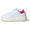 Stan Smith Platform White Scarlet Women Sneakers Cloud-White Off-White Better-Scarlet IE0452
