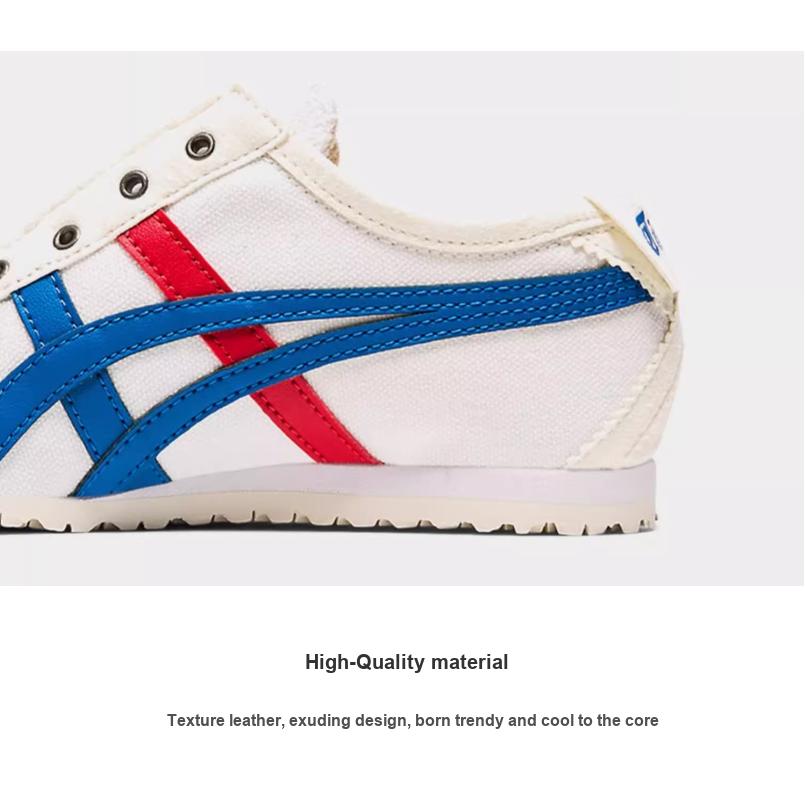 ONITSUKA TIGER Mexico 66 Slip-On PS White Directoire Blue Kids Sneakers 1184A085-100