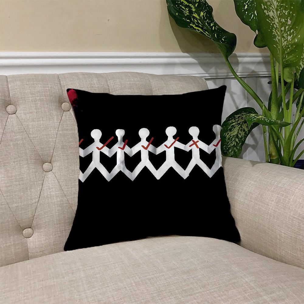 Band TThree Days GGrace cushion cover Square Sofa Cushion Cover Casual SkinFriendly Comfortable Pillow Cover