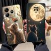 Милый чехол-накладка с кошкой для Xiaomi Redmi Note 14 10 A1 14C K80 12 11 A4 A5 13 Pro Plus 9 8 7 A3 12C 13C A1 A2 K40